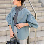 ＜2nd NOLLEY'S＞シアーストレッチ2WAYブラウス