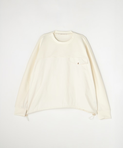 <GALLARDAGALANTE>【1枚で様になる／ラクチン綺麗】フハク切替ダンボールカットソー