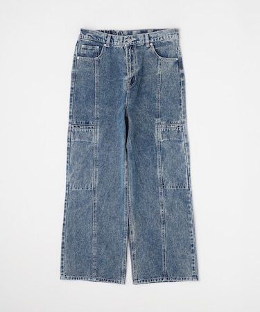 <GALLARDAGALANTE>サイドポケット切替デニムパンツ