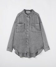 <GALLARDAGALANTE>【オールシーズン着れる】テンセルデニムシャツ