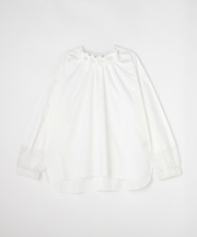 <GALLARDAGALANTE>パールネックギャザーブラウス