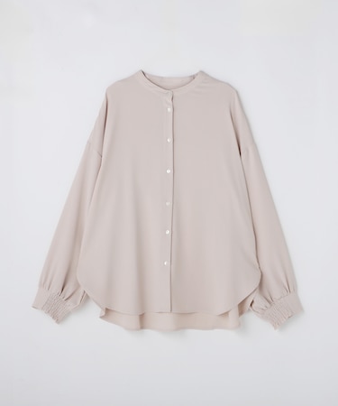 <GALLARDAGALANTE>バックラッフルシャツ