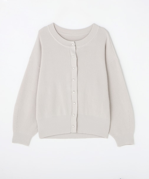 <GALLARDAGALANTE>パールボタンニットカーディガン