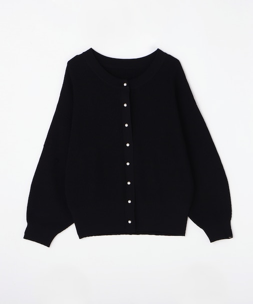 <GALLARDAGALANTE>パールボタンニットカーディガン