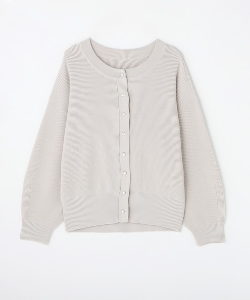 <GALLARDAGALANTE>パールボタンニットカーディガン