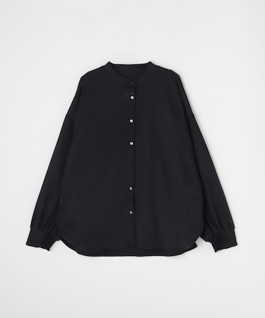 <GALLARDAGALANTE>ピーチスキンラッフルシャツ