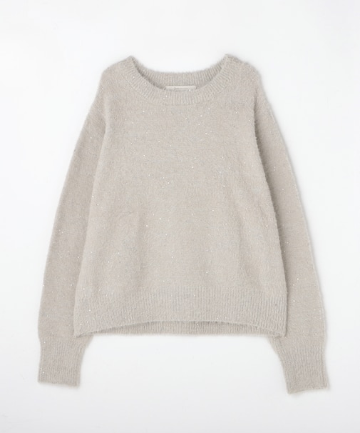 <GALLARDAGALANTE>スパンコールラメニット