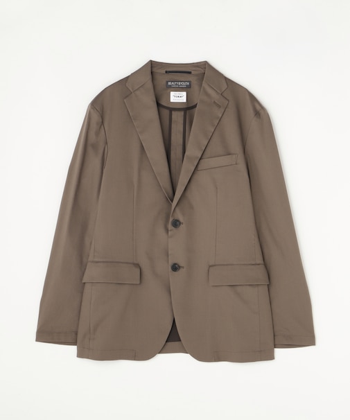 <BEAUTY&YOUTH UNITED ARROWS>TORAY ドライ ポリエステル 2ボタン ジャケット - セットアップ対応 ストレッチ 吸水速乾 マルチ機能 -