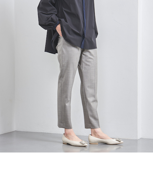 <UNITED ARROWS>テーパード スリムパンツ