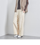 <UNITED ARROWS>Wシャンブレーツイル イージー パンツ