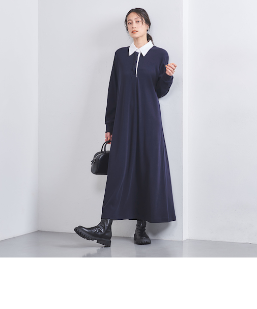 <UNITED ARROWS>コットン ラガーシャツ ワンピース