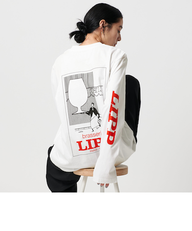 ＜Gift Shop＞Brasserie LIPP ロングスリーブTシャツ