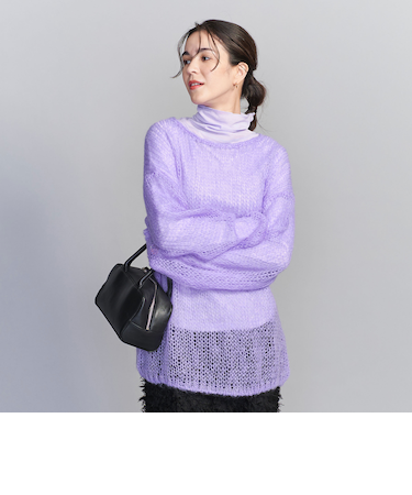 <BEAUTY&YOUTH UNITED ARROWS>モヘヤブレンド ルーズニット プルオーバー