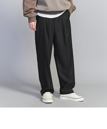 <BEAUTY&YOUTH UNITED ARROWS>タック テーパード パンツ