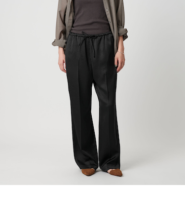 <BEAUTY&YOUTH UNITED ARROWS>ポリエステルサテンサイドラインパンツ