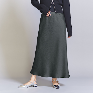 <BEAUTY&YOUTH UNITED ARROWS>ポリエステル マーメイドフレアスカート 2