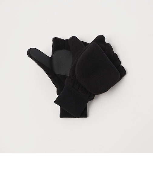 <DENTS>フリースハンティンググローブ ミトン フィンガーレスグローブ