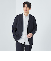 <GREEN LABEL RELAXING>ウォッシャブル TWサージ ナロー ジャケット -ストレッチ・防シワ-