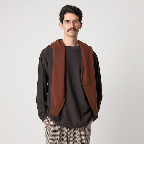 ＜Steven Alan＞ オーガニックコットン アソート ボーダー ロングスリーブ Tシャツ BOLD