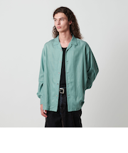 <MONKEY TIME>キュプラ コットン オープンカラー シャツ