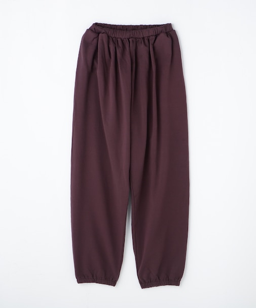 ＜6(ROKU)＞コットンウラケ ギャザーパンツ ２