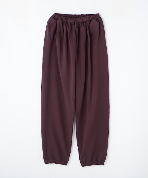 ＜6(ROKU)＞コットンウラケ ギャザーパンツ ２