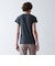 【アセドロン】VネックTシャツ(汗取りパッド付き)(短袖)