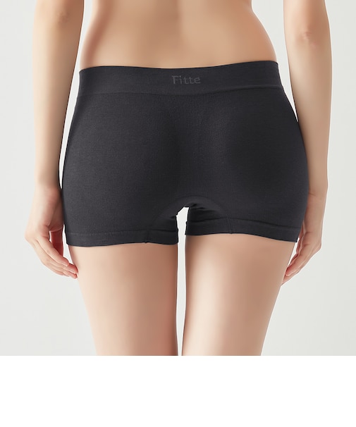 【Fitte マルチショーツ】レギュラーショーツ(1分丈) 24時間ずっと快適、締めつけにくい綿混ショーツ
