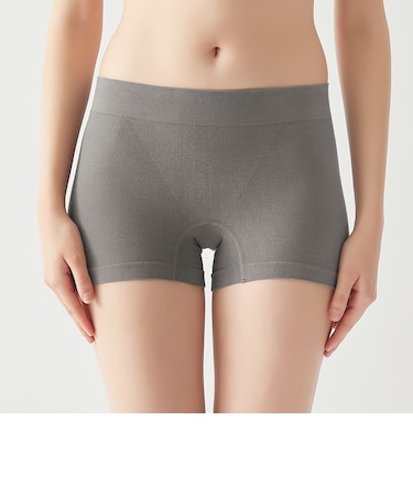 【Fitte　マルチショーツ】レギュラーショーツ(1分丈)　24時間ずっと快適、締めつけにくい綿混ショーツ
