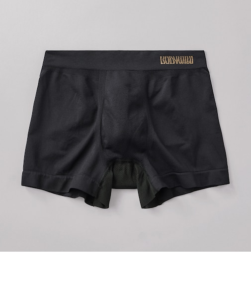 【ベンチレーション(通気性)×立体成型】ボクサーパンツ（前とじ）