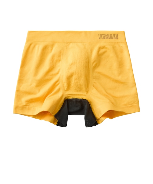 【ベンチレーション(通気性)×立体成型】ボクサーパンツ（前とじ）