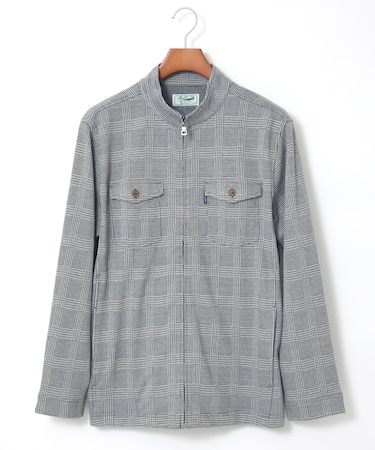 チェック柄 カットアウター