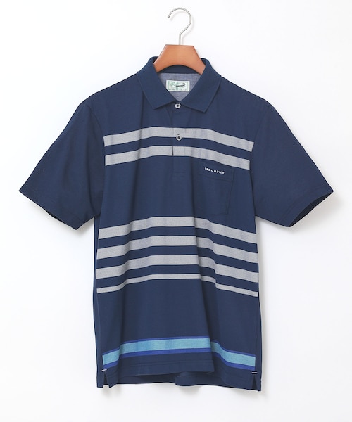 御値下げ　クロコダイル　ネイビー ポロシャツ L 夏用 御値下げ クロコダイル ネイビー ポロシャツ L 夏用 メンズ商品