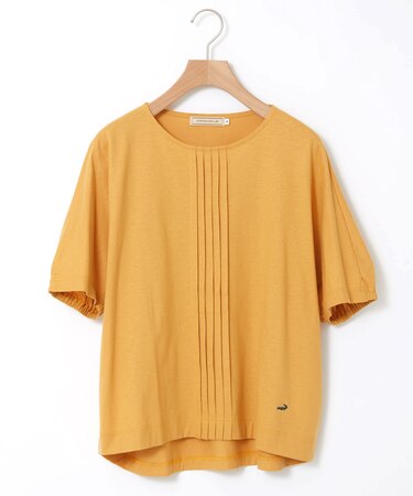 スノーリネン ピンタック プルオーバーTシャツ【接触冷感】