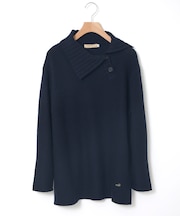 ツイル デザインカラー プルオーバーニット