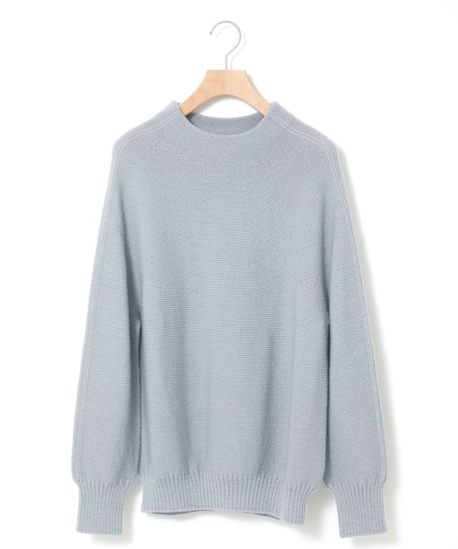 ウール ガーター編み プルオーバーニット【ホールガーメント(R)】