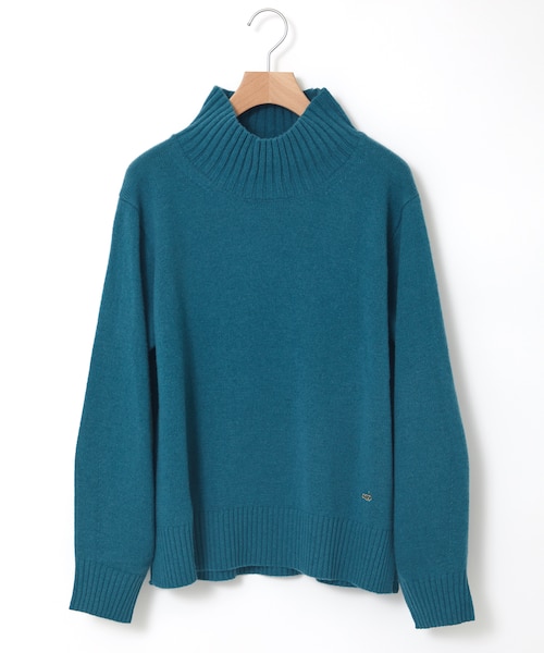ウール ハイネック プルオーバーニット｜クロコダイルの