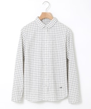 コットン チェック ブラウス【一部店舗限定】