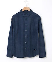 コットン チェック ブラウス【一部店舗限定】