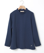 ケーブルジャカード ハイネック カットソー【一部店舗限定】