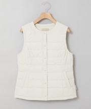 ノーカラー ダウン ベスト【一部店舗限定】