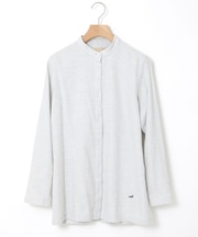 コットン バンドカラー チュニック【一部店舗限定】