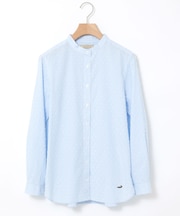 スタンドカラー カットドビー ブラウス