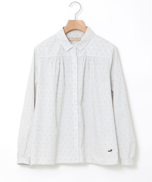 コットン ドビー ブラウス