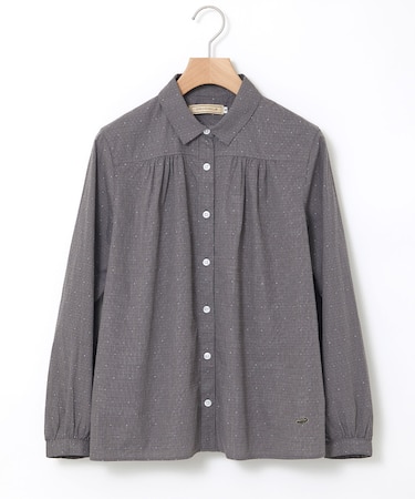コットン ドビー ブラウス