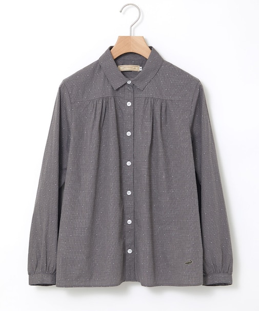 コットン ドビー ブラウス