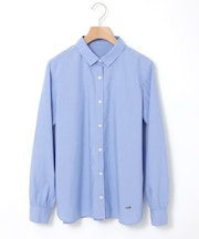 ピンタックデザイン コットン ブラウス