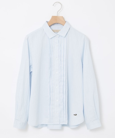 コットン タックデザイン ブラウス