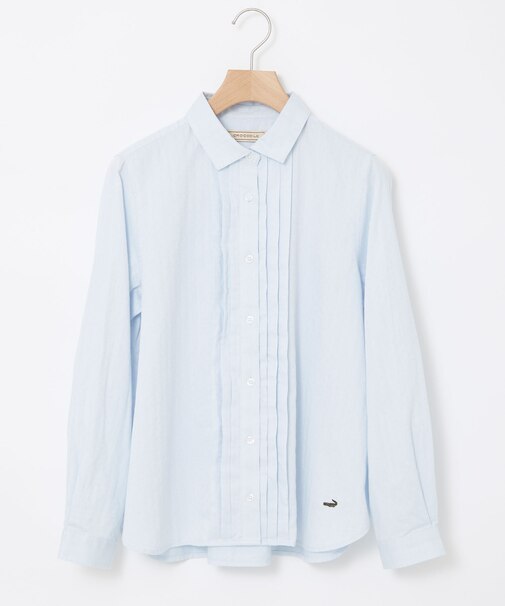 コットン タックデザイン ブラウス