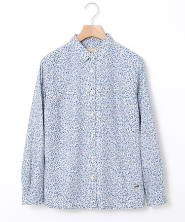 小花柄プリント ブラウス